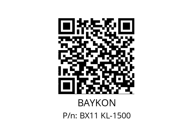   BAYKON BX11 KL-1500