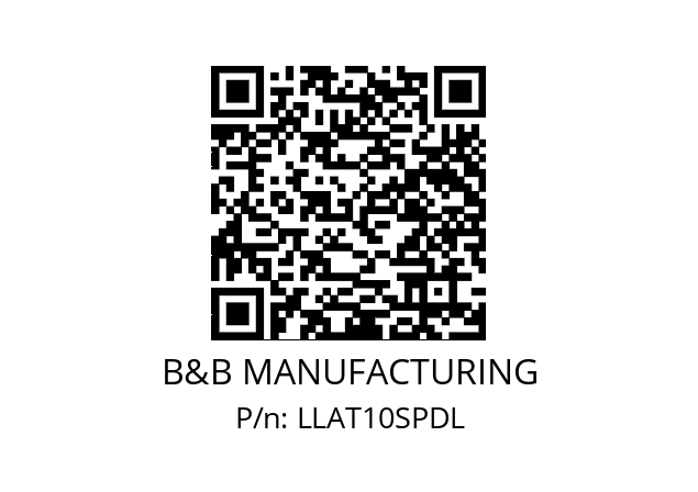  MR753006060 B&B MANUFACTURING LLAT10SPDL