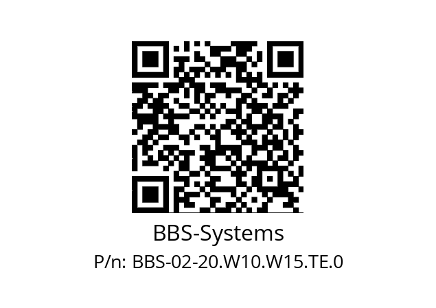   BBS-Systems BBS-02-20.W10.W15.TE.0