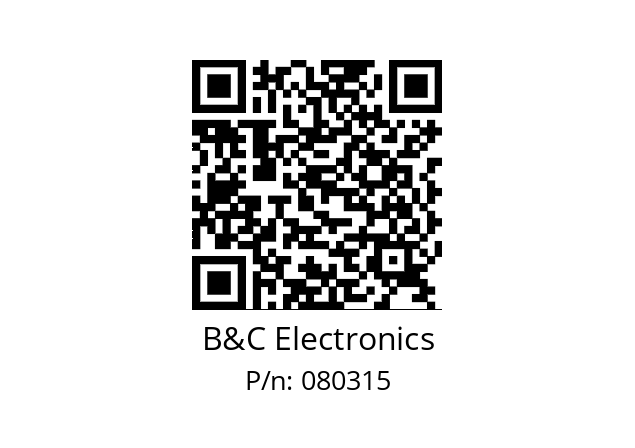   B&C Electronics 080315