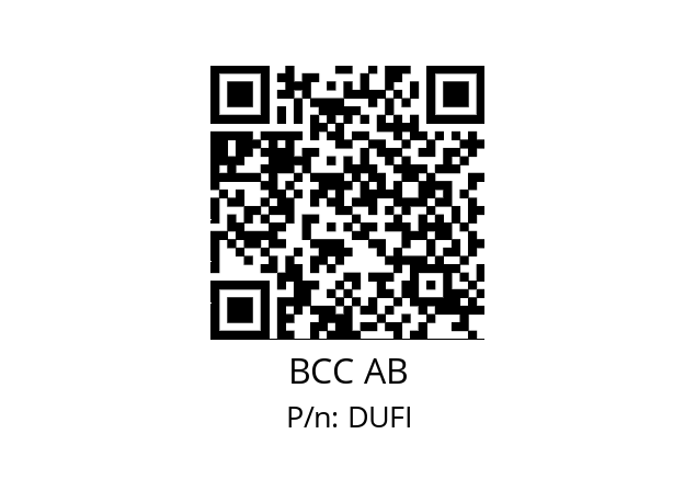   BCC AB DUFI