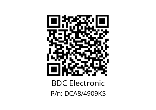   BDC Electronic DCA8/4909KS