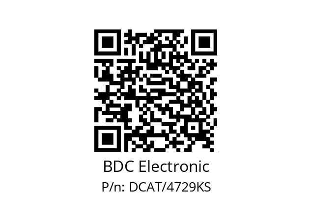   BDC Electronic DCAT/4729KS