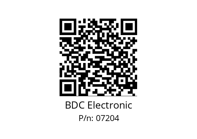   BDC Electronic 07204