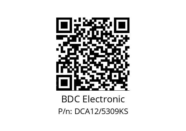   BDC Electronic DCA12/5309KS