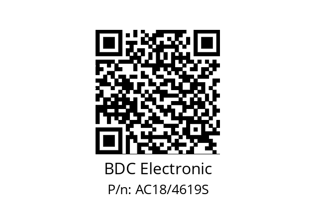   BDC Electronic AC18/4619S