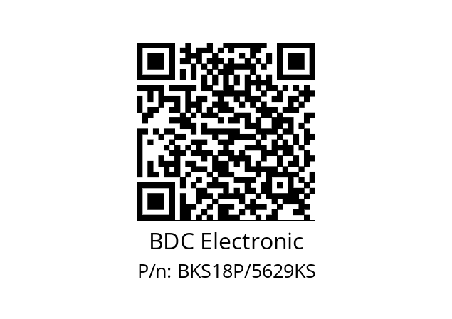   BDC Electronic BKS18P/5629KS