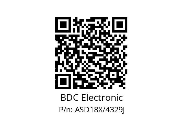   BDC Electronic ASD18X/4329J