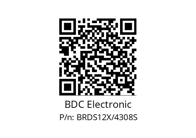   BDC Electronic BRDS12X/4308S