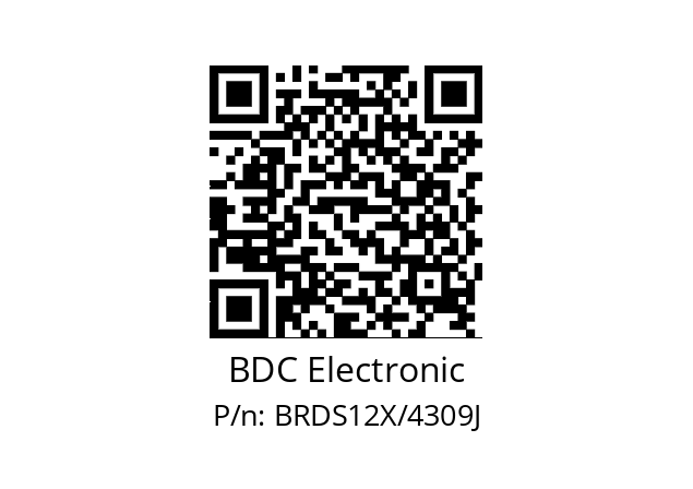   BDC Electronic BRDS12X/4309J