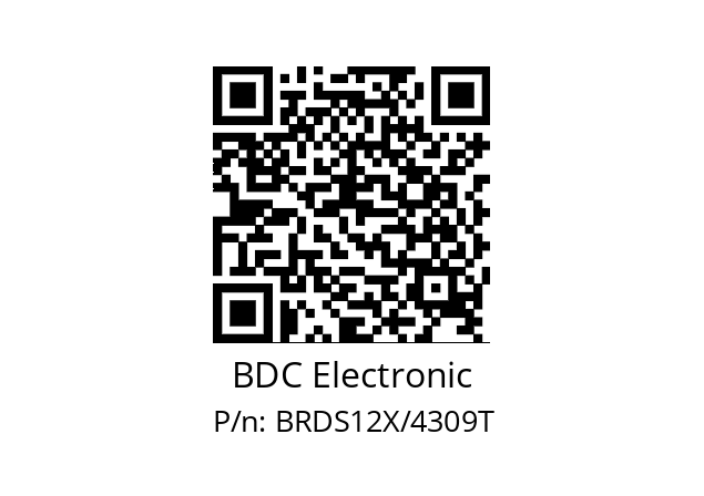   BDC Electronic BRDS12X/4309T