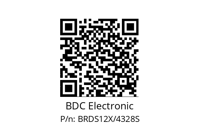   BDC Electronic BRDS12X/4328S