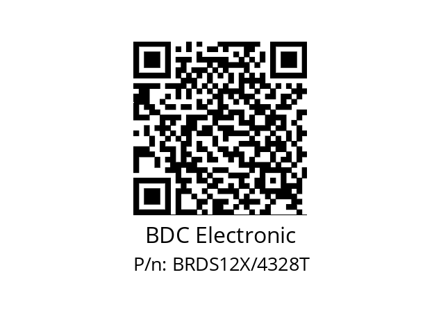   BDC Electronic BRDS12X/4328T