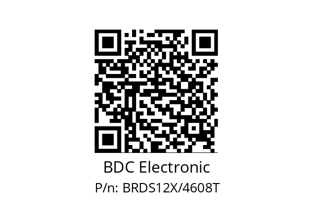   BDC Electronic BRDS12X/4608T