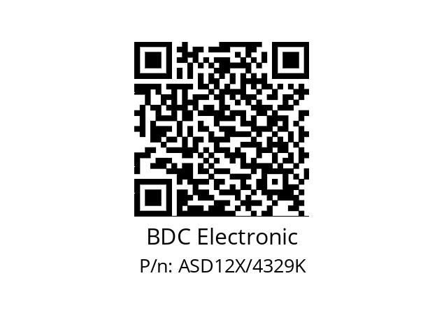   BDC Electronic ASD12X/4329K