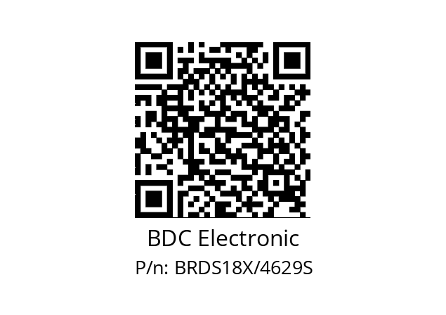   BDC Electronic BRDS18X/4629S