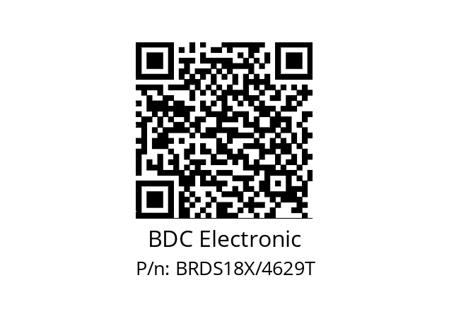   BDC Electronic BRDS18X/4629T