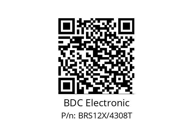   BDC Electronic BRS12X/4308T