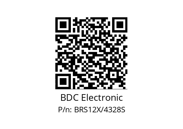   BDC Electronic BRS12X/4328S