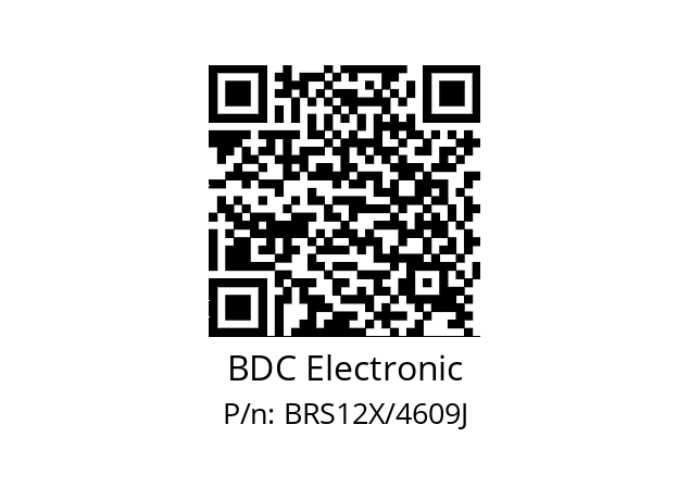   BDC Electronic BRS12X/4609J