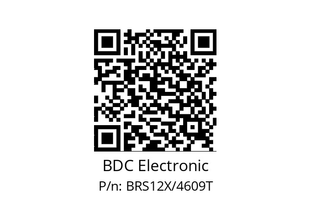   BDC Electronic BRS12X/4609T