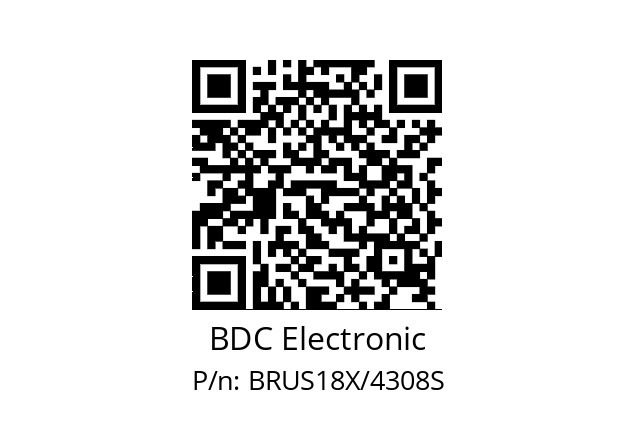   BDC Electronic BRUS18X/4308S