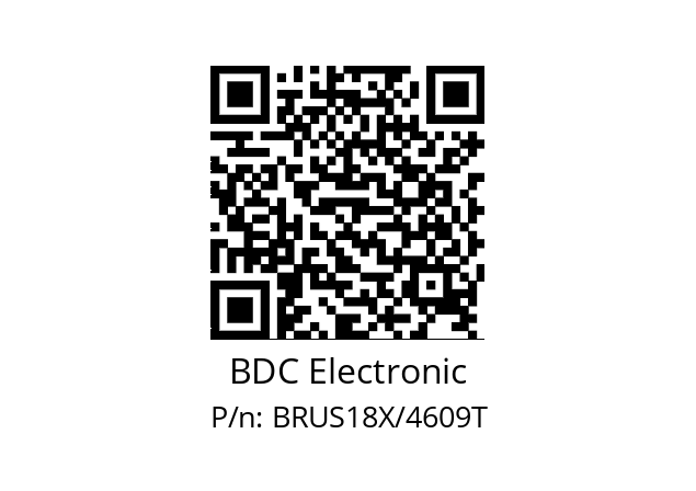   BDC Electronic BRUS18X/4609T