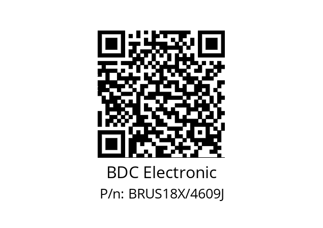   BDC Electronic BRUS18X/4609J