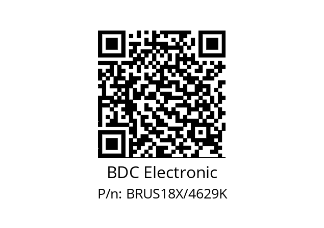   BDC Electronic BRUS18X/4629K