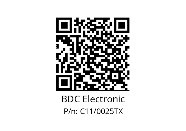   BDC Electronic C11/0025TX