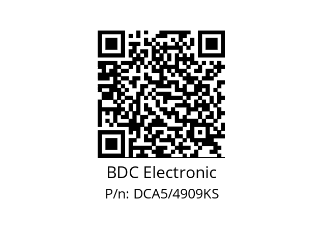   BDC Electronic DCA5/4909KS