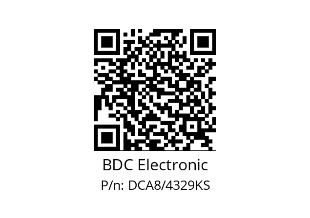   BDC Electronic DCA8/4329KS