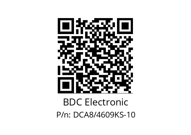   BDC Electronic DCA8/4609KS-10