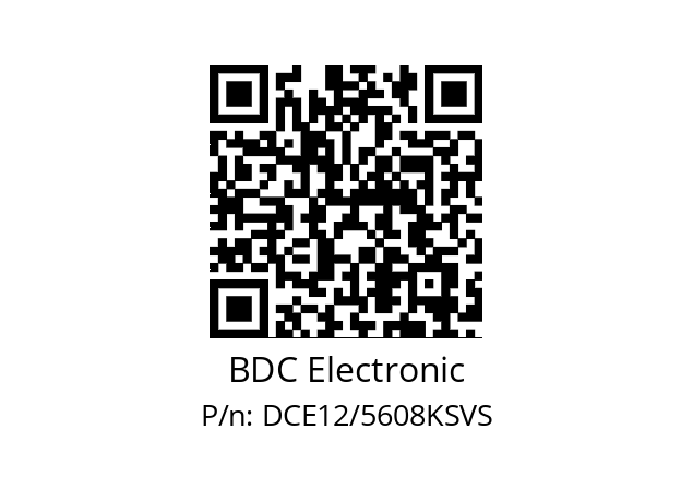   BDC Electronic DCE12/5608KSVS