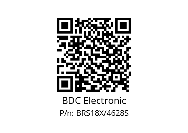   BDC Electronic BRS18X/4628S