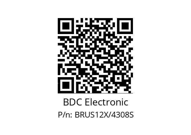   BDC Electronic BRUS12X/4308S