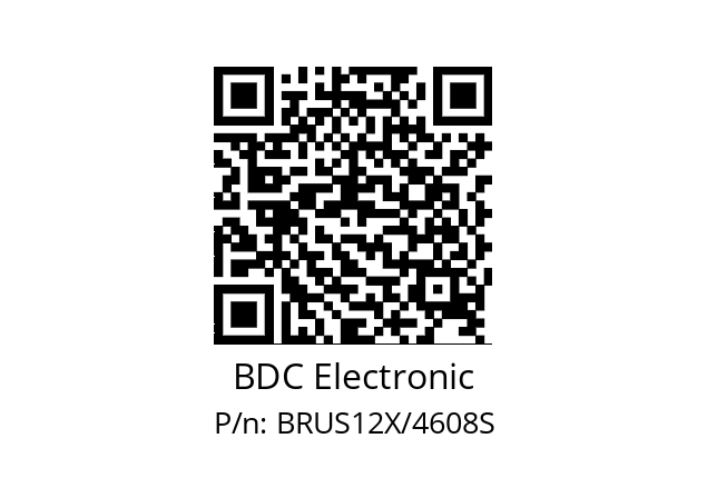   BDC Electronic BRUS12X/4608S