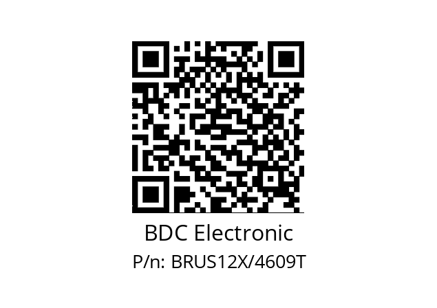   BDC Electronic BRUS12X/4609T