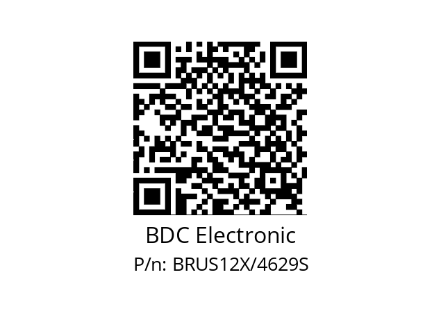   BDC Electronic BRUS12X/4629S