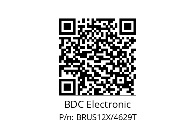   BDC Electronic BRUS12X/4629T