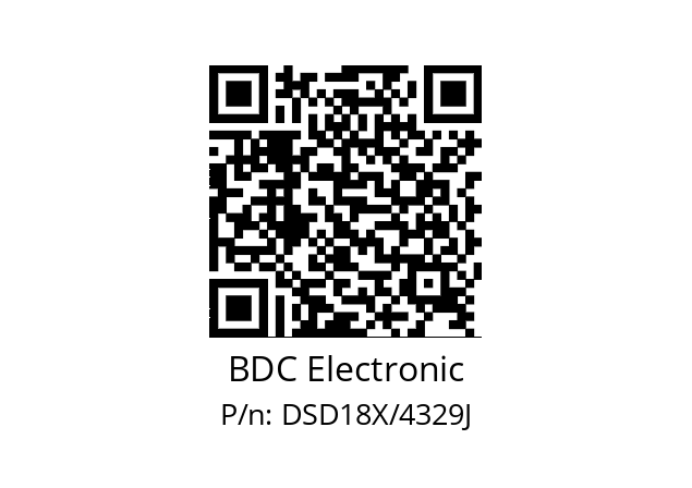   BDC Electronic DSD18X/4329J