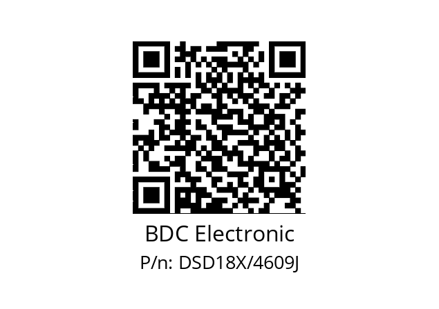   BDC Electronic DSD18X/4609J