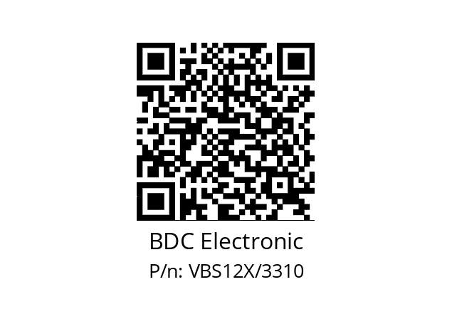   BDC Electronic VBS12X/3310