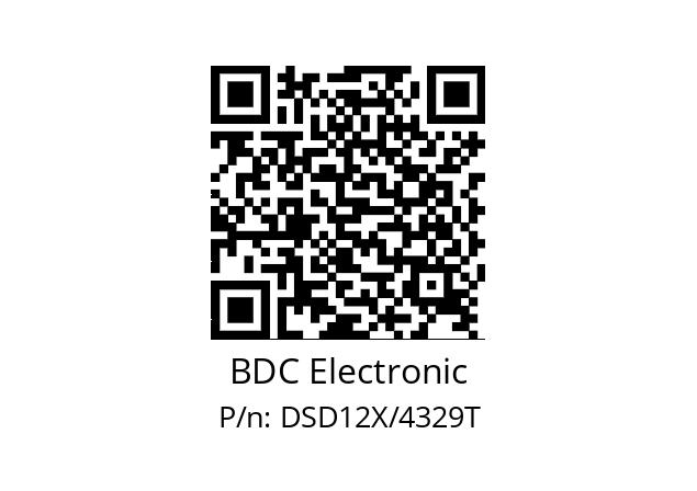   BDC Electronic DSD12X/4329T