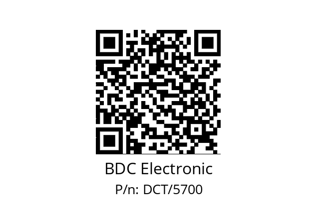   BDC Electronic DCT/5700