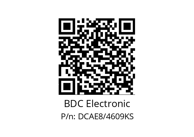   BDC Electronic DCAE8/4609KS