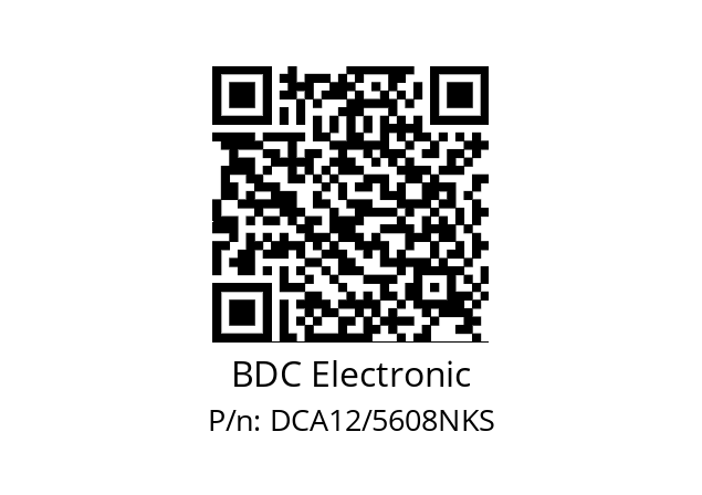   BDC Electronic DCA12/5608NKS