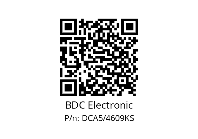   BDC Electronic DCA5/4609KS