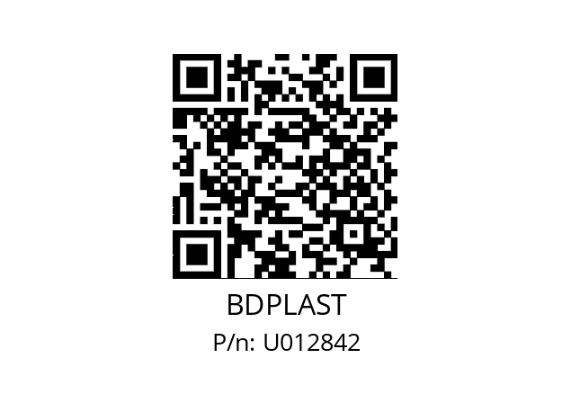   BDPLAST U012842