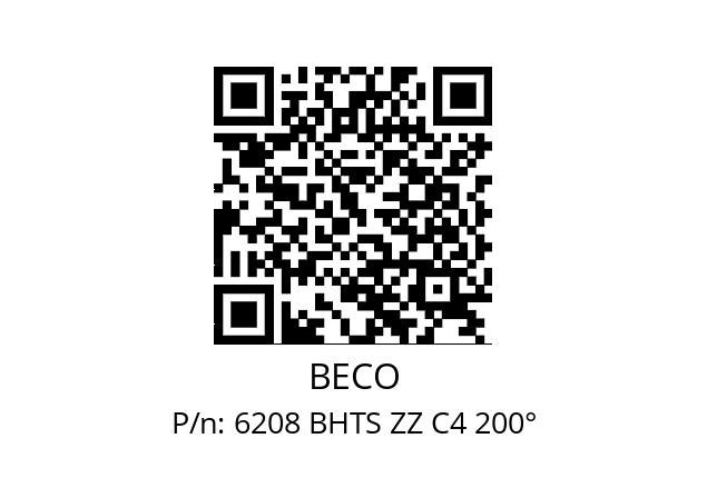   BECO 6208 BHTS ZZ C4 200°